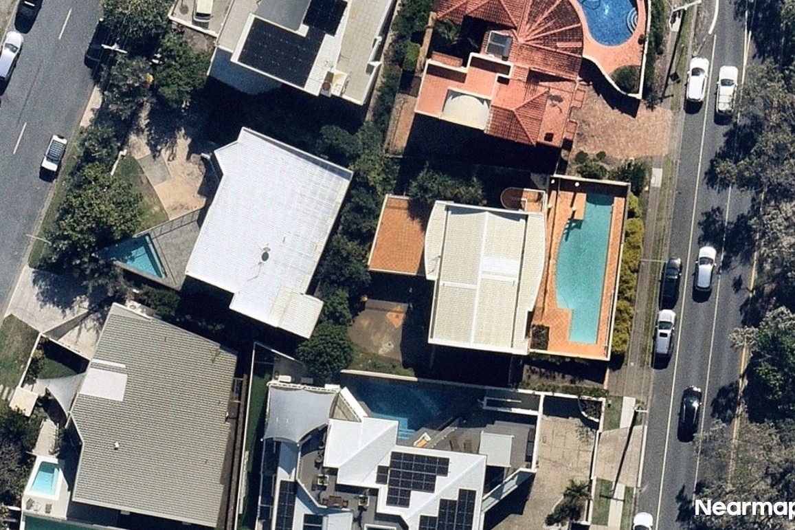 The adjoining properties at 13 Pacific Boulevard and 2 Harbour Parade, Buddina.