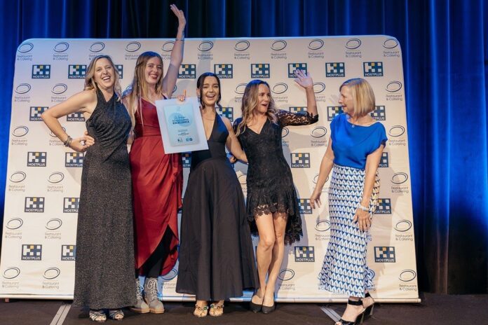 The Alsahwa Estate team at the Restaurant & Catering Australia (R&CA) Hostplus Awards for Excellence Queensland and Northern Territory.