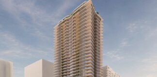 The planned 30-storey tower for Maroochydore.