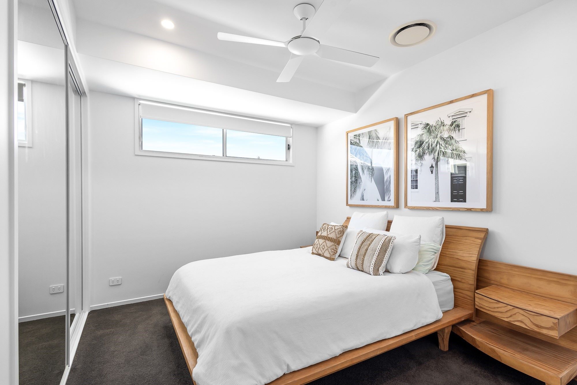 One of five bedrooms at 122 Pacific Boulevard Buddina