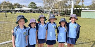 Coolum State School students who play soccer have celebrated a change allowing boys and girls to play together. Picture: Coolum State School