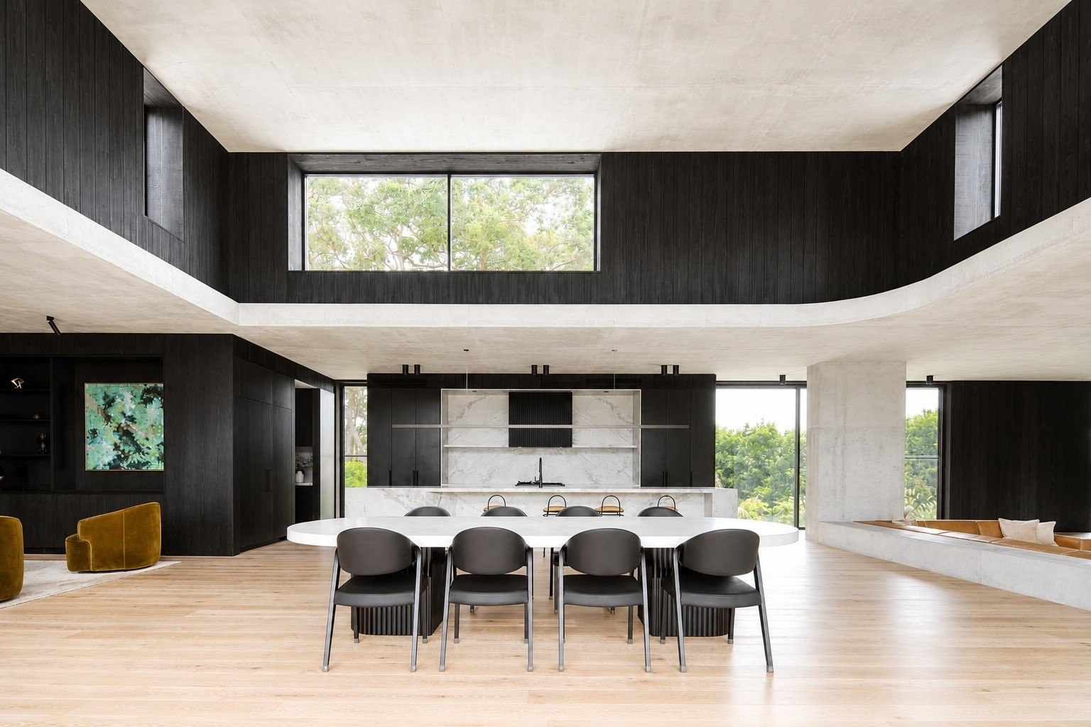 Heightened ceilings elevate luxury to the maximum.