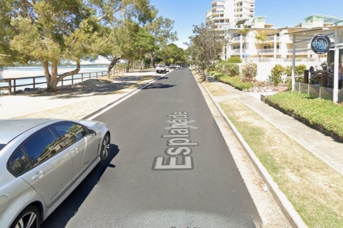 Golden Beach Esplanade near Nelson St. Picture: Google Maps
