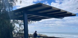 The new shelter at Mudjimba Access 124.