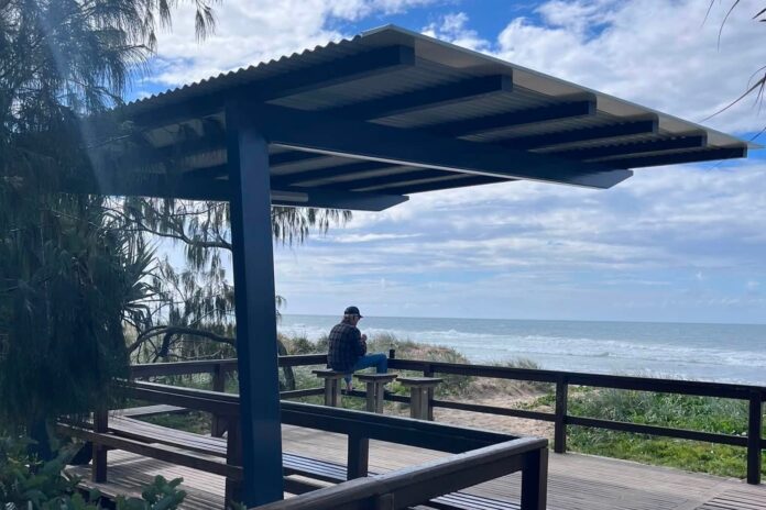 The new shelter at Mudjimba Access 124.