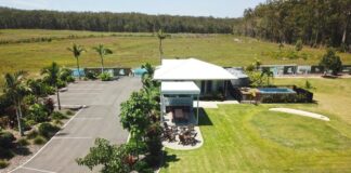 An aerial photo of No.2526 Steve Irwin Way.
