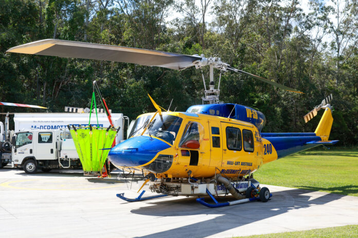 McDermott Aviation firefighting helicopter