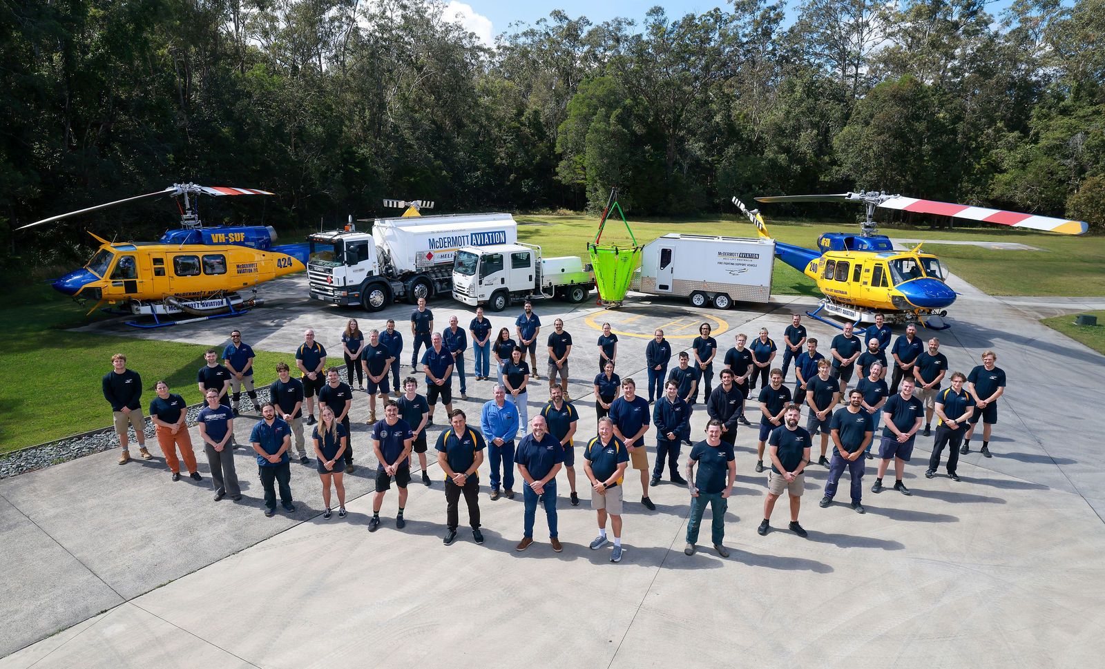 McDermott Aviation team prepares for the Australian firefighting season