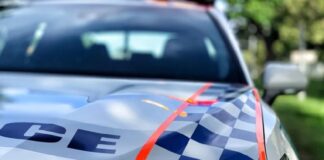 A police car.