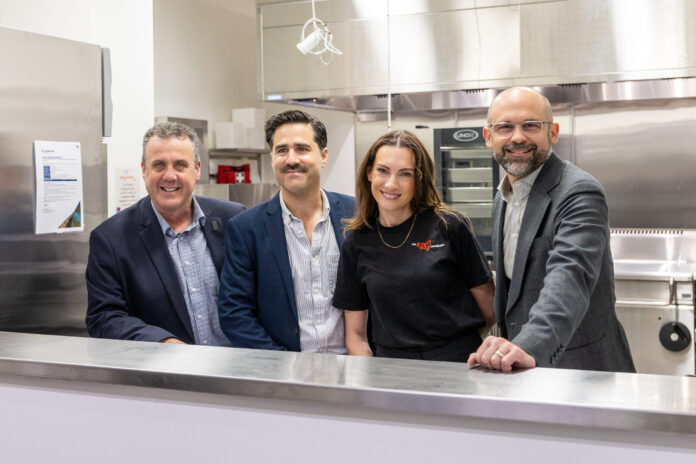 MP Marty Hunt, The Everyday Foundation directors Jonathan and Chloe Gullo, and Treasurer David Janetzki. Picture: Tracey Beard.