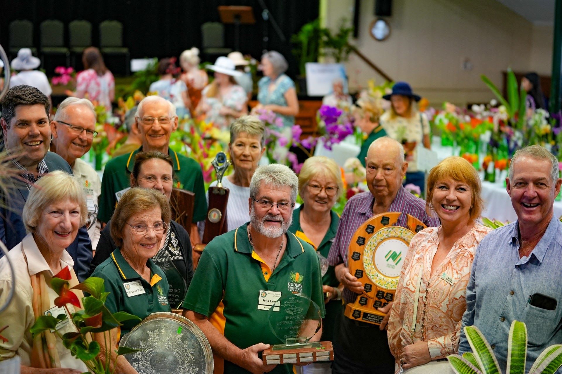 Buderim Garden Club members and prize winners from 2023