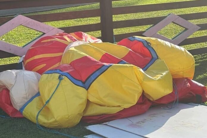 deflated clown balloon
