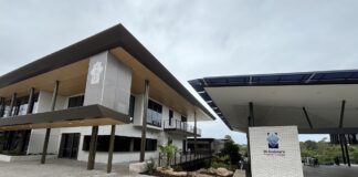 The new performing arts centre at St Andrew's Anglican College.
