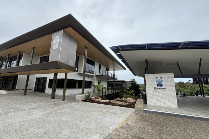 The new performing arts centre at St Andrew's Anglican College.