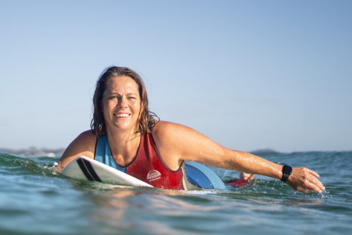 Dorsal founder and former professional surfer Sarah Beardmore.