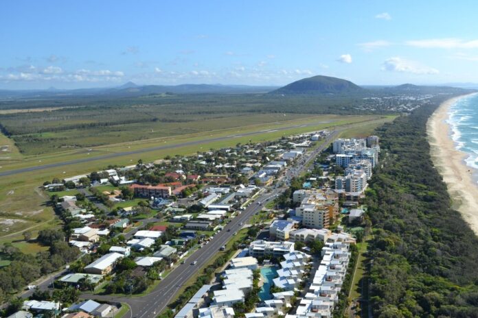 The old runway at Sunshine Coast Airport.