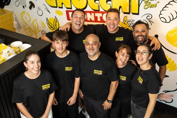Members of the team behind Gnocchi Gnocchi Brothers.
