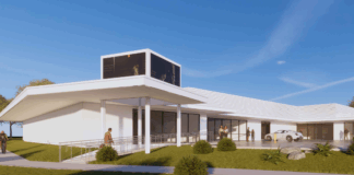 A render of the proposed health facility.