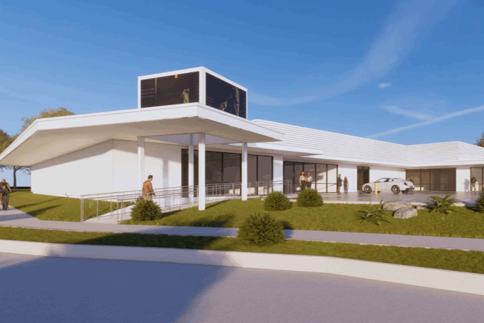 A render of the proposed health facility.