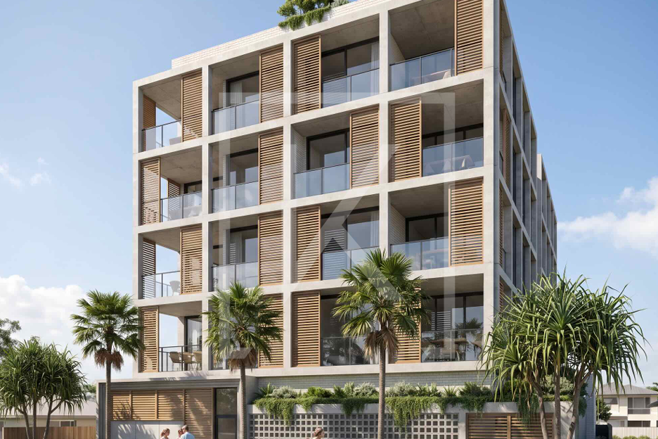 render of apartment building