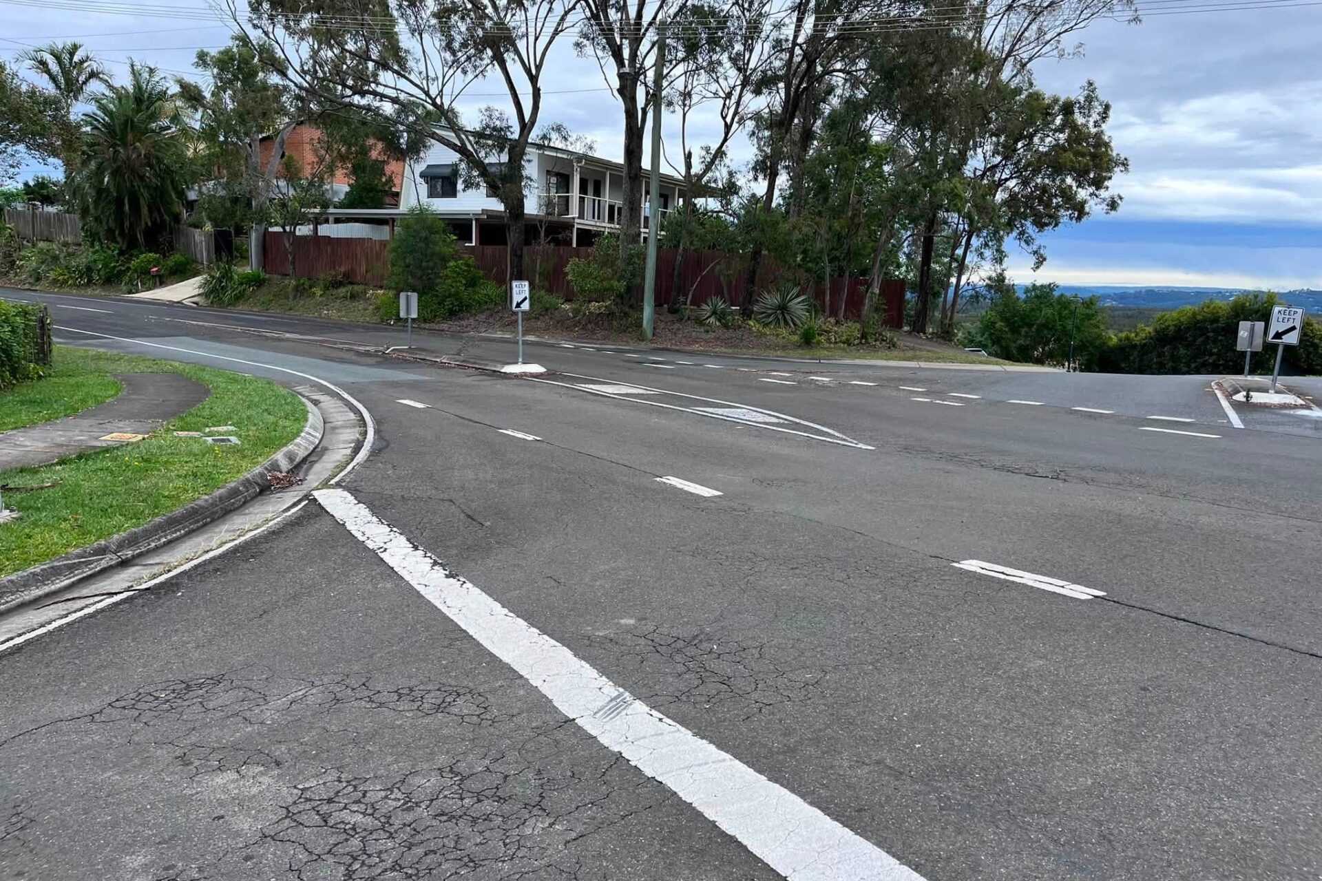 Unusual roundabout design targets safety concerns