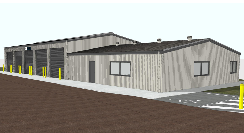 Fire station render