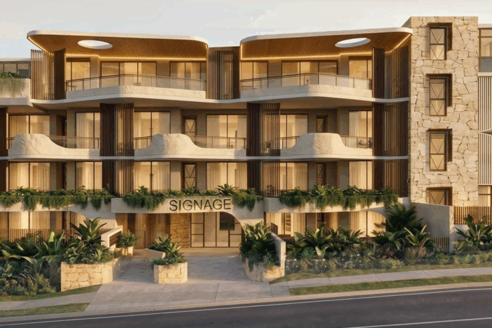 Render of unit block