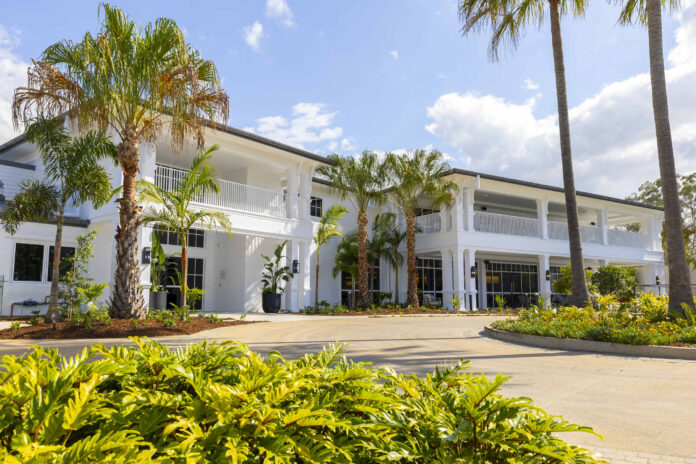 The new two-storey clubhouse at Halcyon Dales in Beerwah.