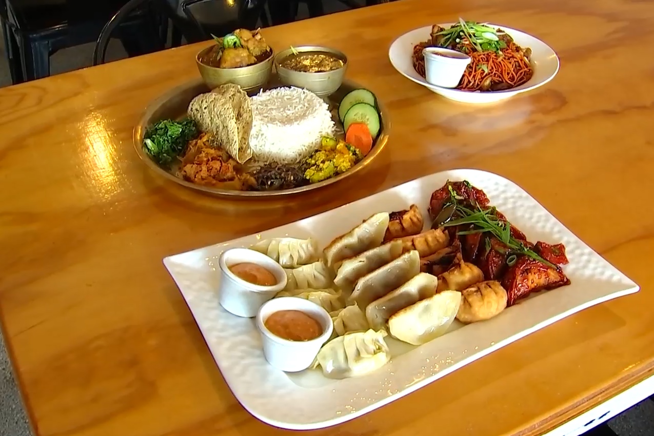 Traditional Nepali food. Picture: UniSC