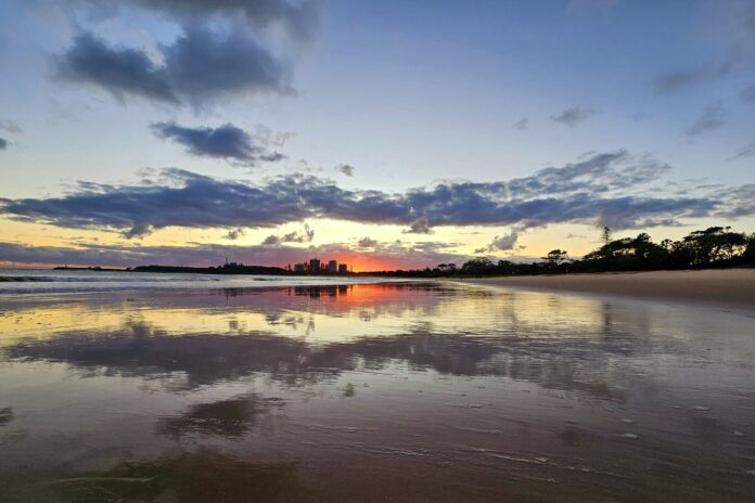 Dawn at Mooloolaba Beach