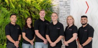 CEO and co-founder Angelo Giuffrida with the VentraIP team.