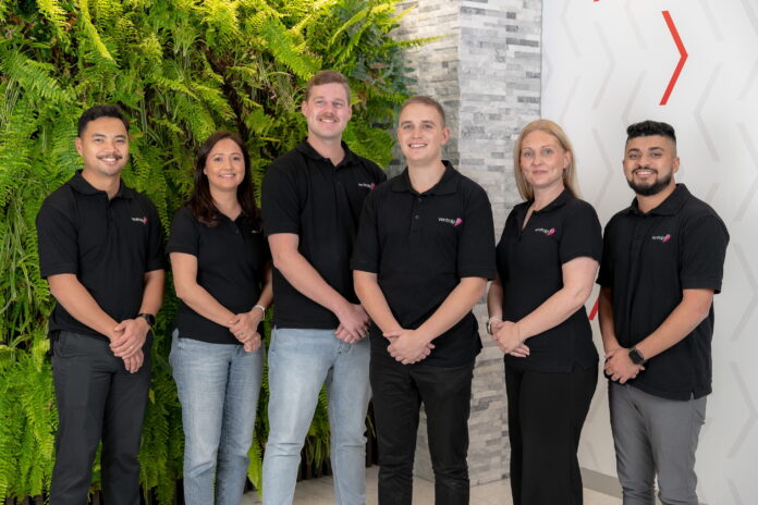 CEO and co-founder Angelo Giuffrida with the VentraIP team.