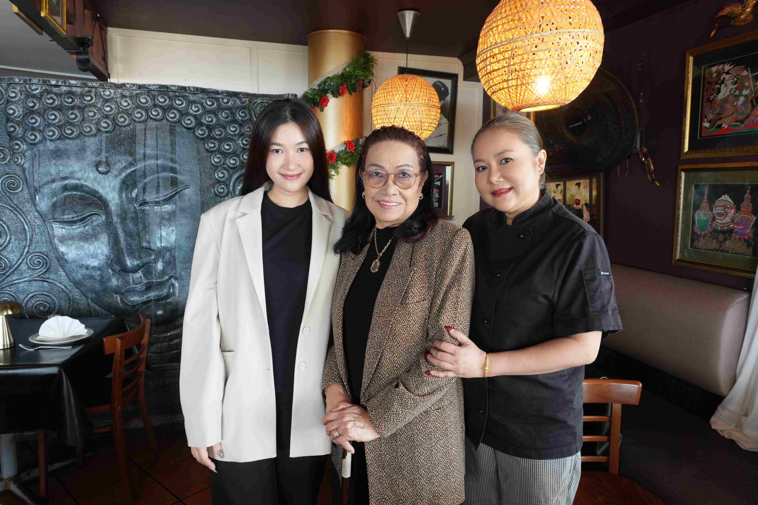 General manager Wung Nam Thai Prin Chivaramonaikul Watcharanee, Nadao’s mother Surukhakha (Addy) and Nadao Dhomasaroj