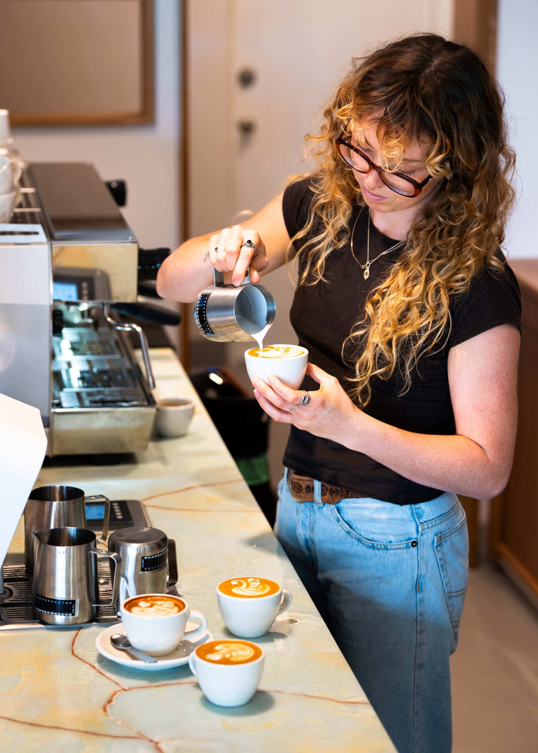 Slide Coffee Roasters Noosaville manager Lauren Ricketts.
