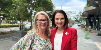 Recipient of the 2026 Citizen of the Year award Dr Selina Tomasich and Mayor Rosanna Natoli.