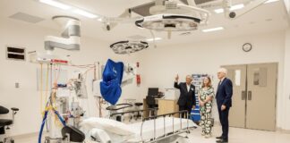 A theatre room inside the new hospital at Noosa.