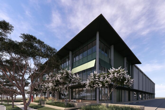 A render of the Caloundra TAFE Centre of Excellence.